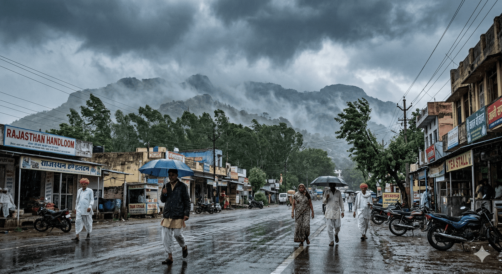 राजस्थान मौसम अपडेट: पश्चिमी विक्षोभ से बारिश, आबूराज में फुहारें और कुचामन में मूसलाधार बरसात